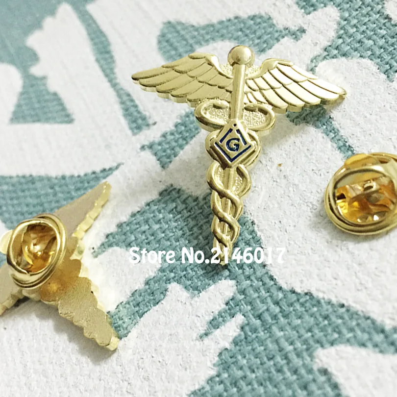 10 шт. Freemason домик каменная кладка крылья змея символ Бесплатные масоны значок