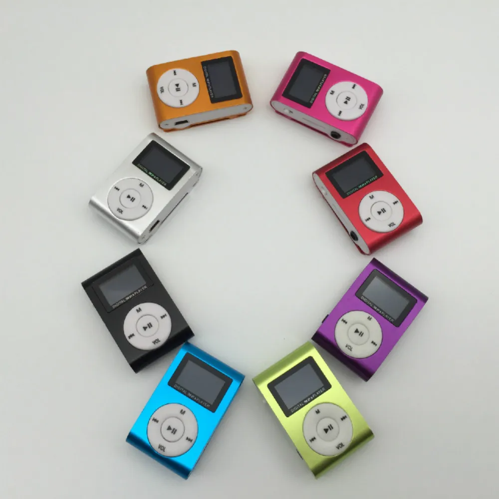Card MP3 music player student sports Walkman card iron clip support a variety of format gifts small portable belt | Электроника
