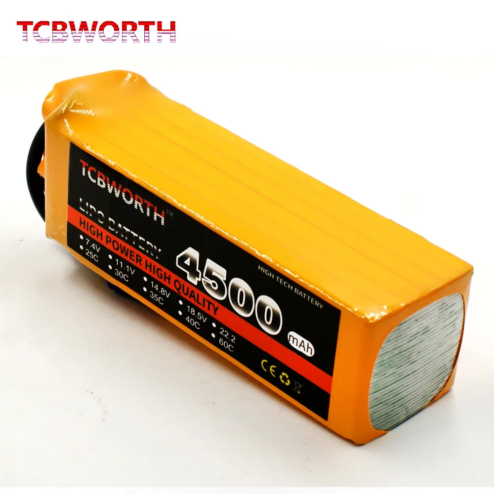 Аккумулятор LiPo TCBWORTH 22 2 в 4500 мАч 30C 6S для радиоуправляемых самолетов вертолетов