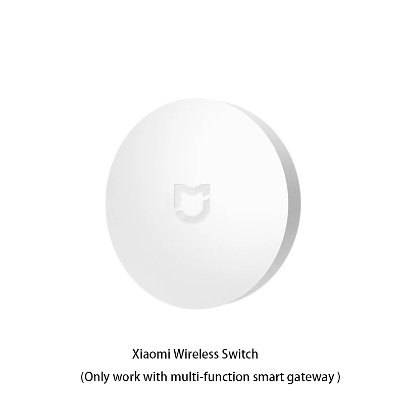 Wireless switch Xiaomi Mijia умный дом комплект, шлюз двери окна человеческого тела датчик температуры и влажности беспроводной переключатель Zigbee розетка - Цвет: Wireless switch