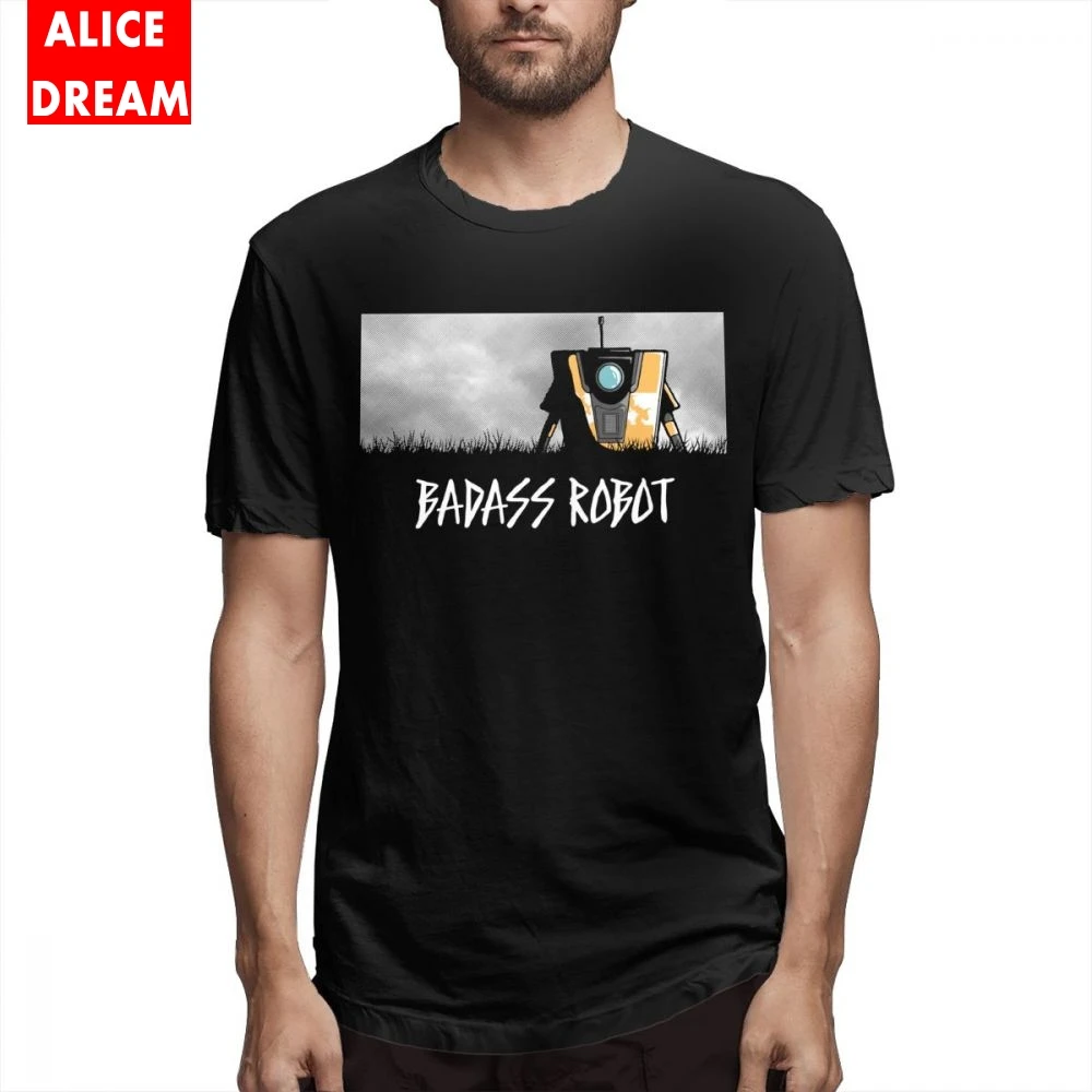 Мужская футболка крутой робот бордерлендс Футболка Harajuku Camiseta хлопок S 6XL размера
