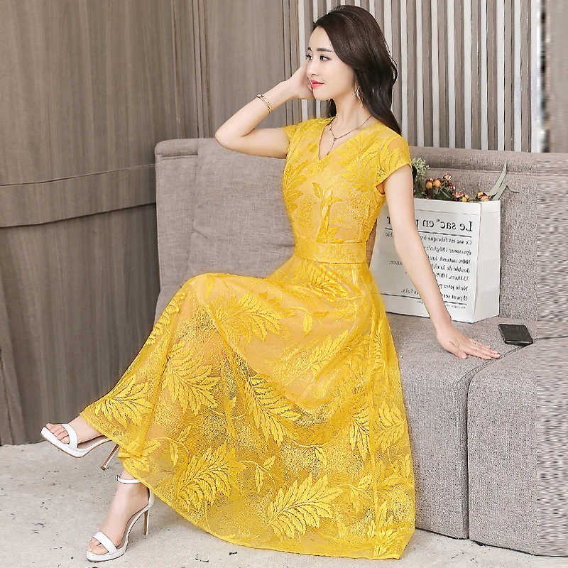 Элегантное винтажное длинное платье для женщин Jurkjes Boho Тюлевое кружевное пляжное