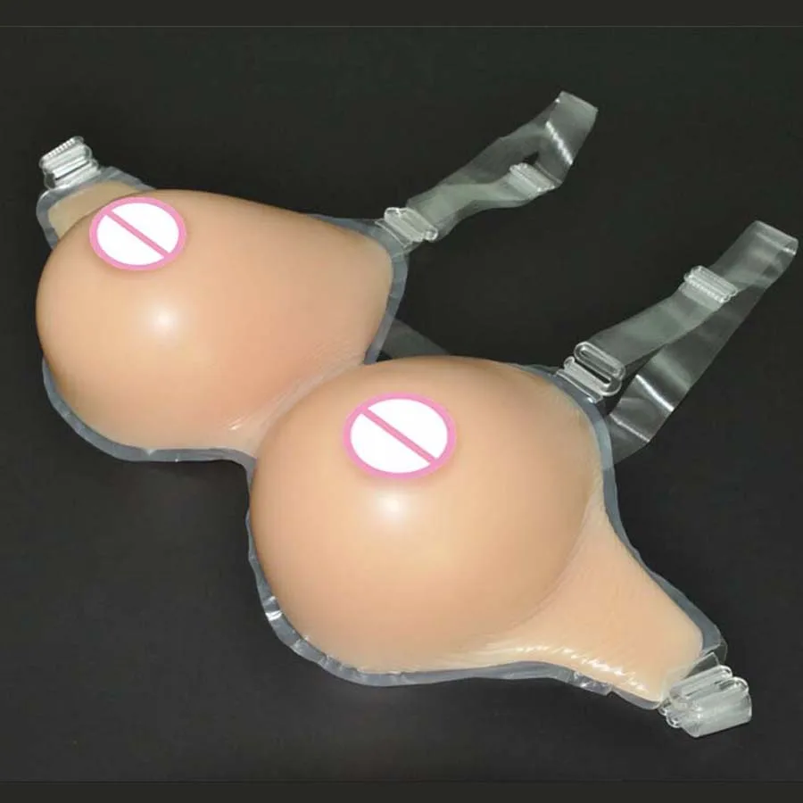 

1Pair 500g A Cup Dark Artificial Breasts Beige Silicone Breast Forms Fake boobs realistic silicone breast forms crossdresser