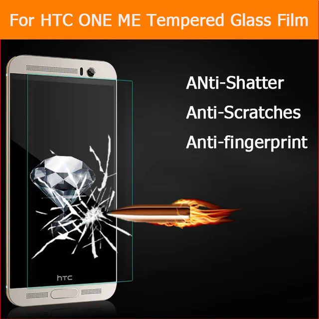 2.5D для HTC ONE ME закаленное стекло оригинальная Высококачественная защитная пленка