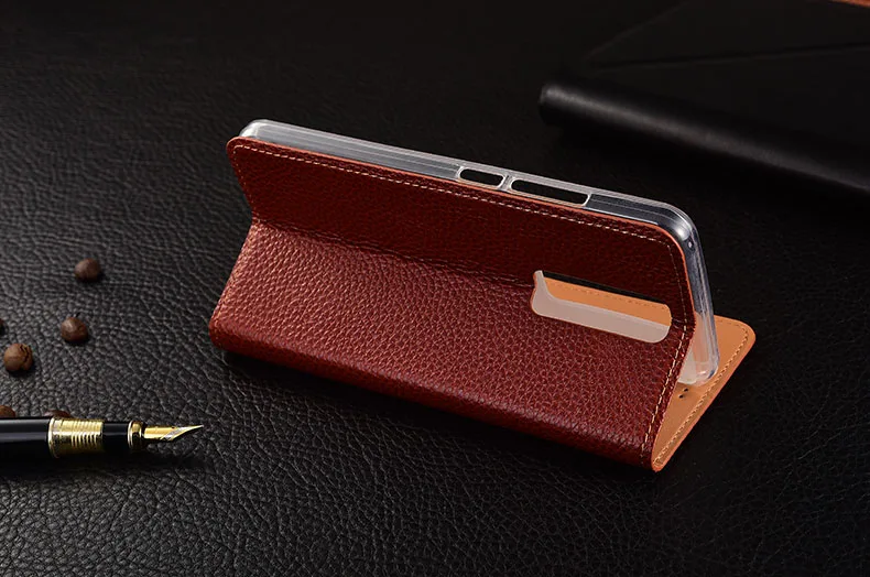 Kezihome Роскошный чехол из натуральной кожи в деловом стиле для Leagoo S8