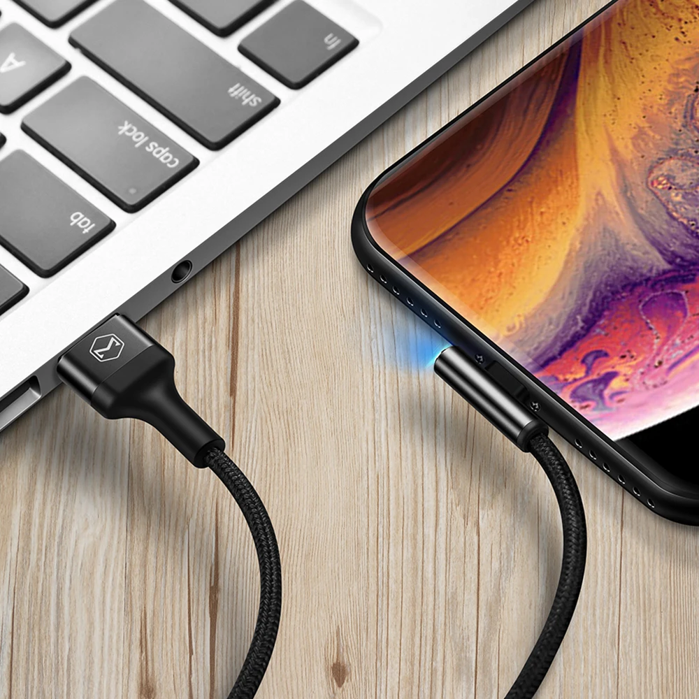 MCDODO USB зарядный кабель для iPhone XS MAX XR X 8 7 Plus Кабель быстрое зарядное устройство