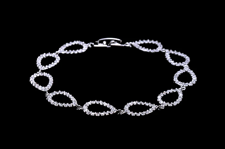 2015 Fashion charm water drop AAA CZ bracelet GLS0298 | Украшения и аксессуары