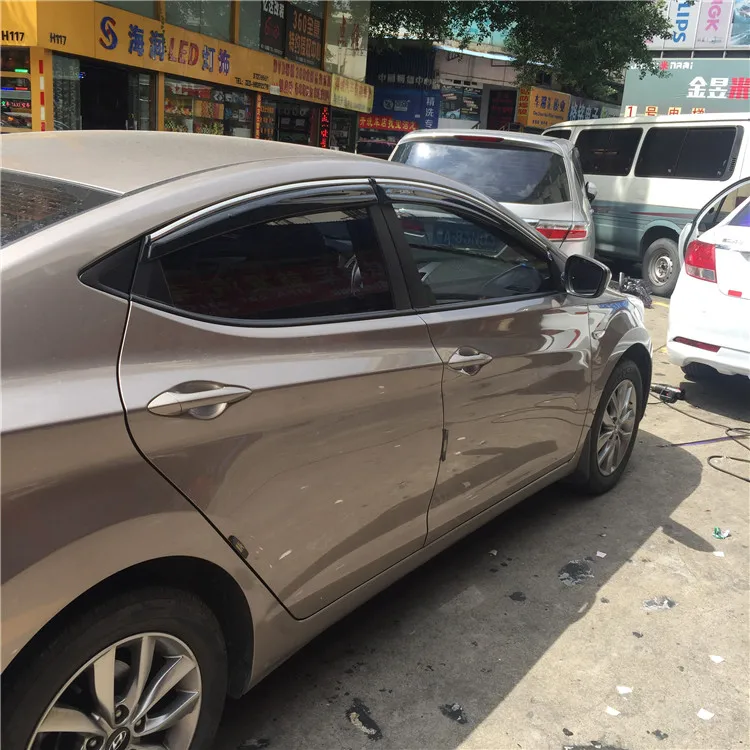 Защитный козырек для окна Elantra Пластиковый Солнцезащитный от солнца и дождя