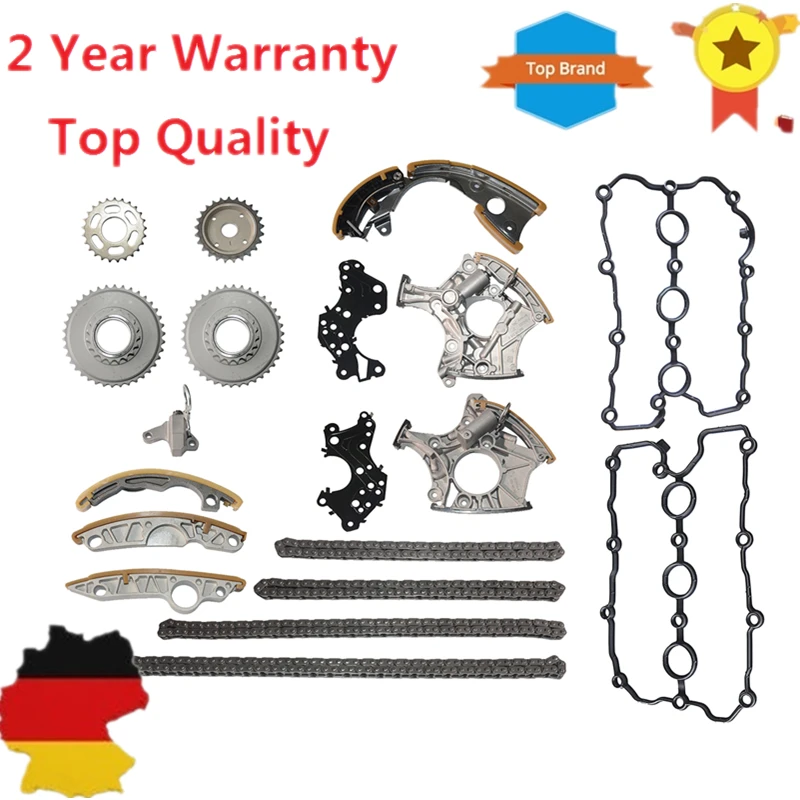 AP01 цепь ГРМ комплект натяжителя для Audi A4/A6/A4 Avant Кабриолет Quattro 2 4l 3 2l FSI V6 BDW AUK BKH БПК
