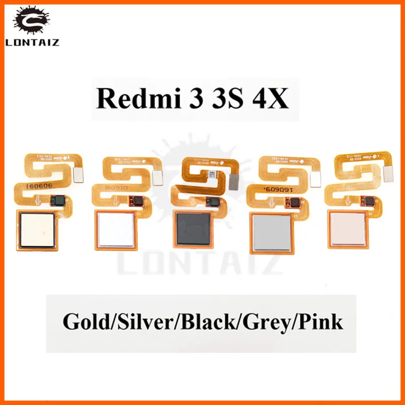 Сканер отпечатков пальцев для Xiaomi Redmi 3 3s 4X Pro кнопка домой датчик отпечатков пальцев гибкий кабель сенсорный ID ключ возврата