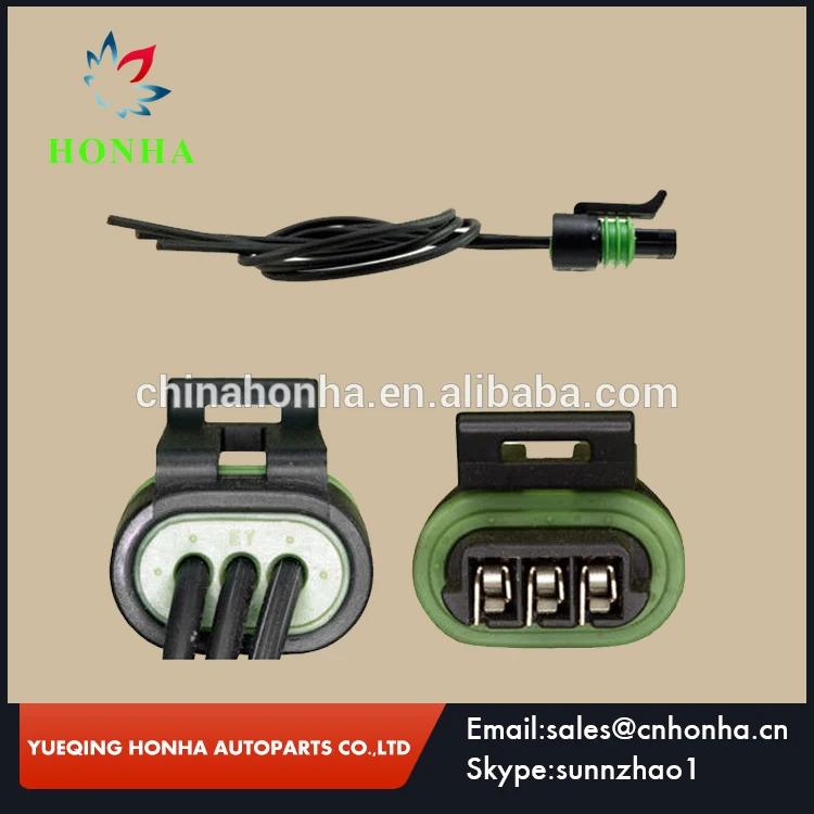 

Wire harness 3P Sealed Auto Sensor Connectors Electrical Housing Plug Auto Connector 12162185 for Delphi