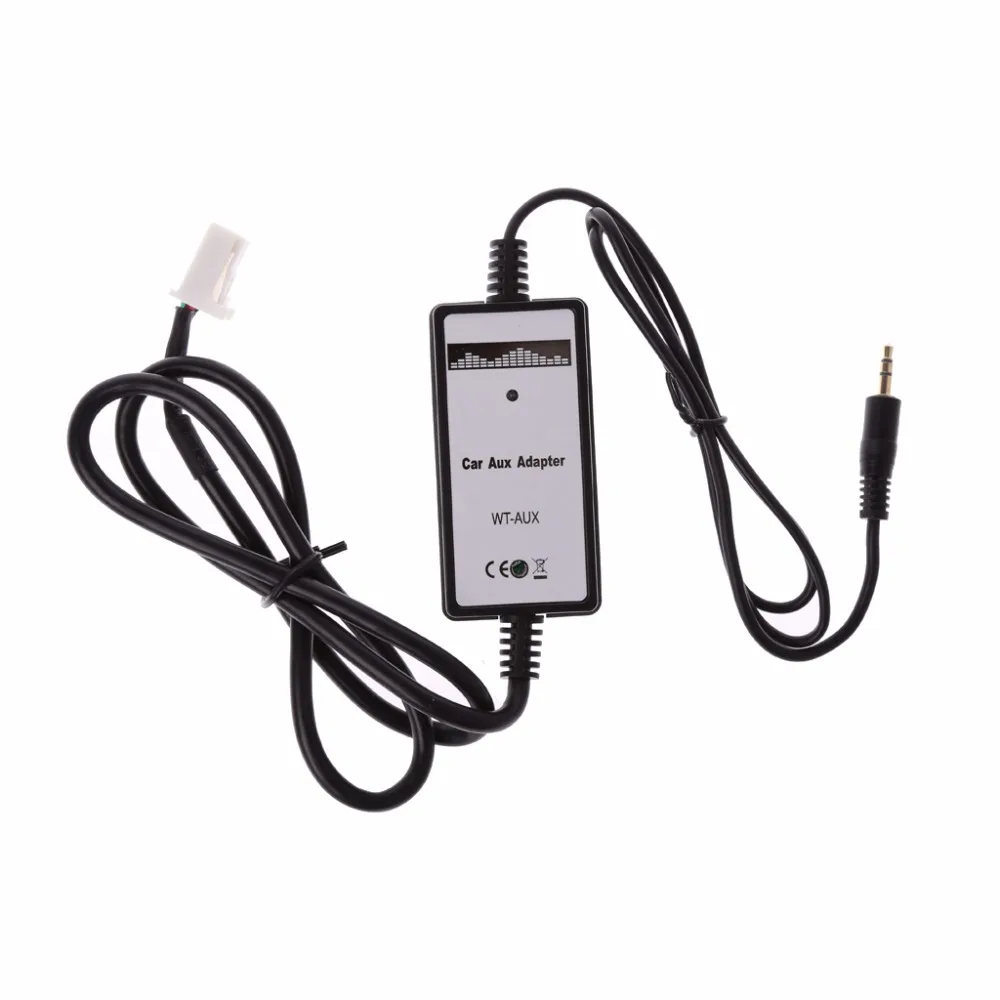 Новый DC 12V автомобильный MP3/DVD/Мини диск плеер Радио Интерфейс Aux вход Адаптер для