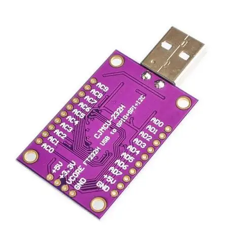 Многофункциональный высокоскоростной USB модуль CJMCU FT232H для JTAG UART/ FIFO SPI/