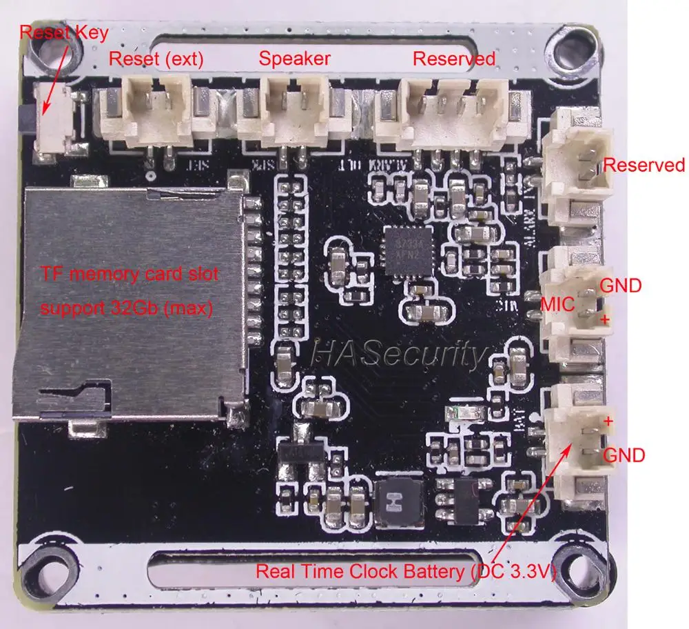 Wi-Fi IPC 1080 P 720 1/2. 7 &quotF22 CMOS Sensor + Hi3518E V200 IP камеры видеонаблюдения модуль pcb аудио TF