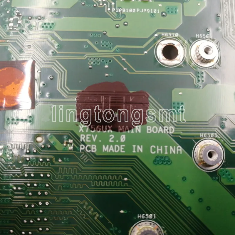 X756UV материнская плата I3-7100U GT940M для For Asus X756U X756UXM K756U ноутбука Тест ОК | Компьютеры и