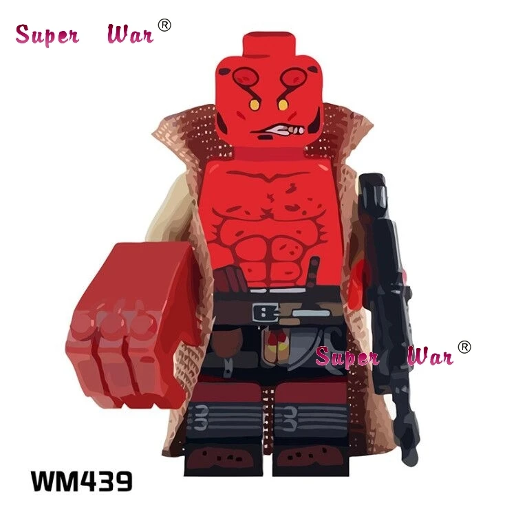 WM439 Одна тема ужасов Фильм Хэллоуин монашка Синтер Гай Фокс Маска Декстер Морган страшная кукла строительные блоки игрушки для детей - Цвет: WM439
