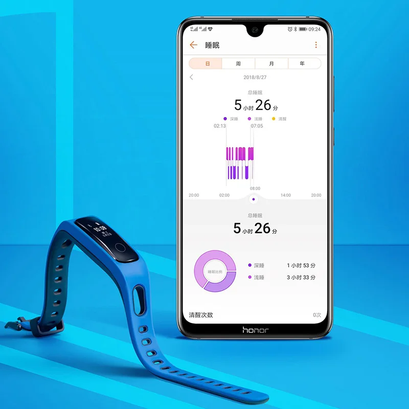 В наличии оригинальный Huawei Honor Band 4 версия для бега смарт браслет с пряжкой обуви