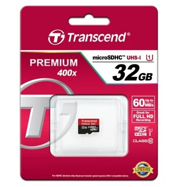 Новый Оригинальный Transcend tf карта 400X16 ГБ 32 64 MicroSD MicroSDHC MicroSDXC Карта Micro Sd class 10 UHS-1 TF