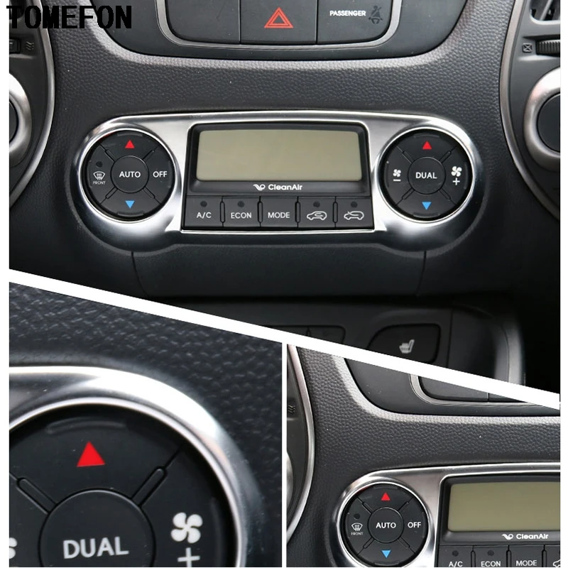 Накладка для HYUNDAI IX35 TUSCON 2011 2012 2013 хромированная внутреннего и центрального