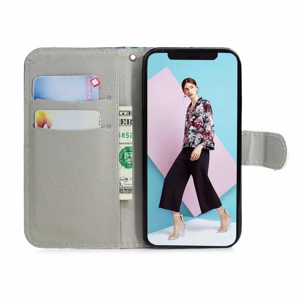 Вертикальный чехол с откидной крышкой для iPhone 5S 6S 7 8 плюс XS 3D бумажник Apple Max XR Plus