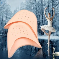 1pair toe protector silicone gel pointe toe cap cover for toes soft pads protectors for ballet shoes feet care tools