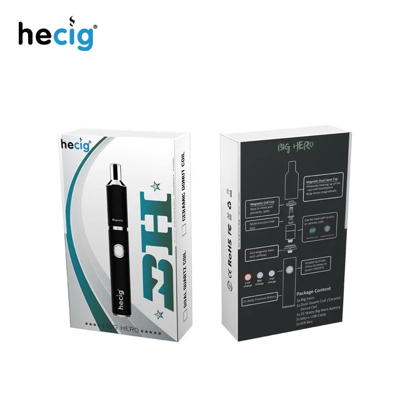 Испаритель Hecig Big Hero для сухих трав ручка VS Yocan Magneto восковая вапорайзер с разумной