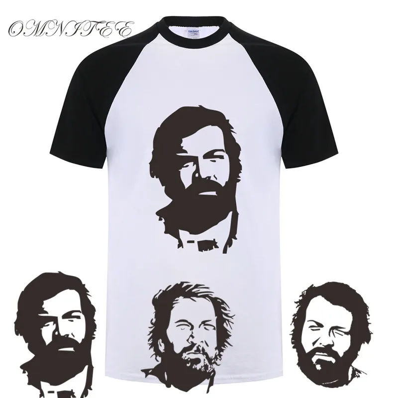 Новая летняя футболка Omnitee с изображением бутона Спенсера Модная хлопковая