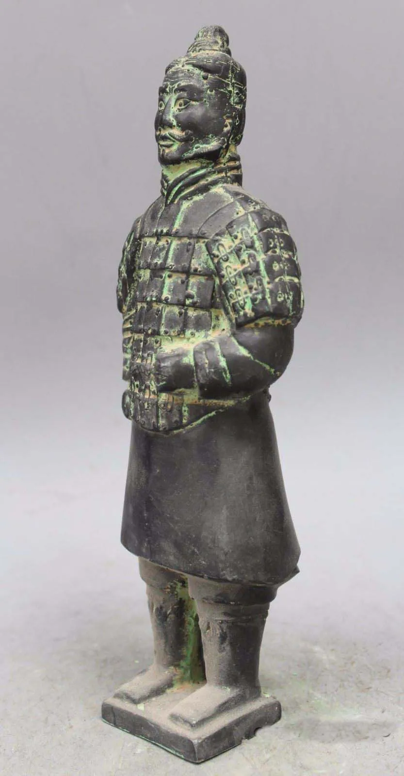 Китай Бронзовый резной мелко три терракотовый воин скульптурные статуи | Дом и