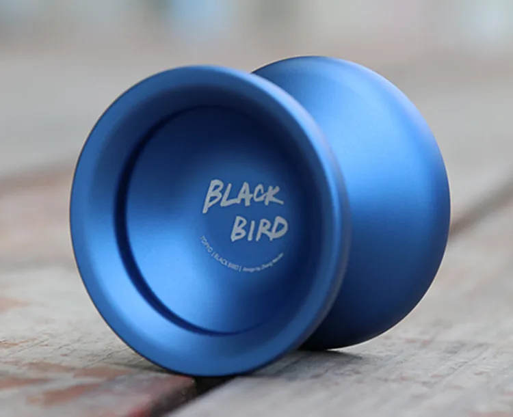 blue Новое поступление TOPYO Blackbird YOYO для профессионального йо-йо плеера алюминиевый сплав badplay rihara yoyo - Цвет: blue