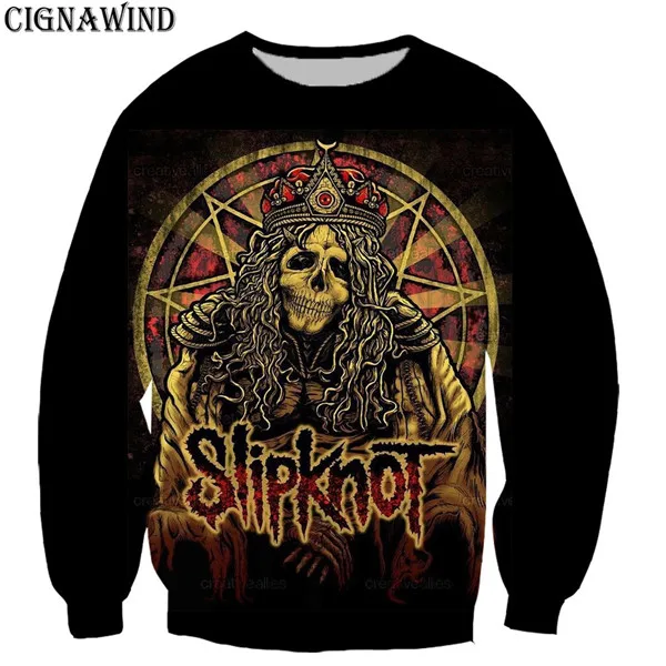 Модный дизайн хип-хоп группа Slipknot Толстовка для мужчин/женщин 3D Принт толстовки кофты повседневные Harajuku стиль уличная одежда топы - Цвет: 05
