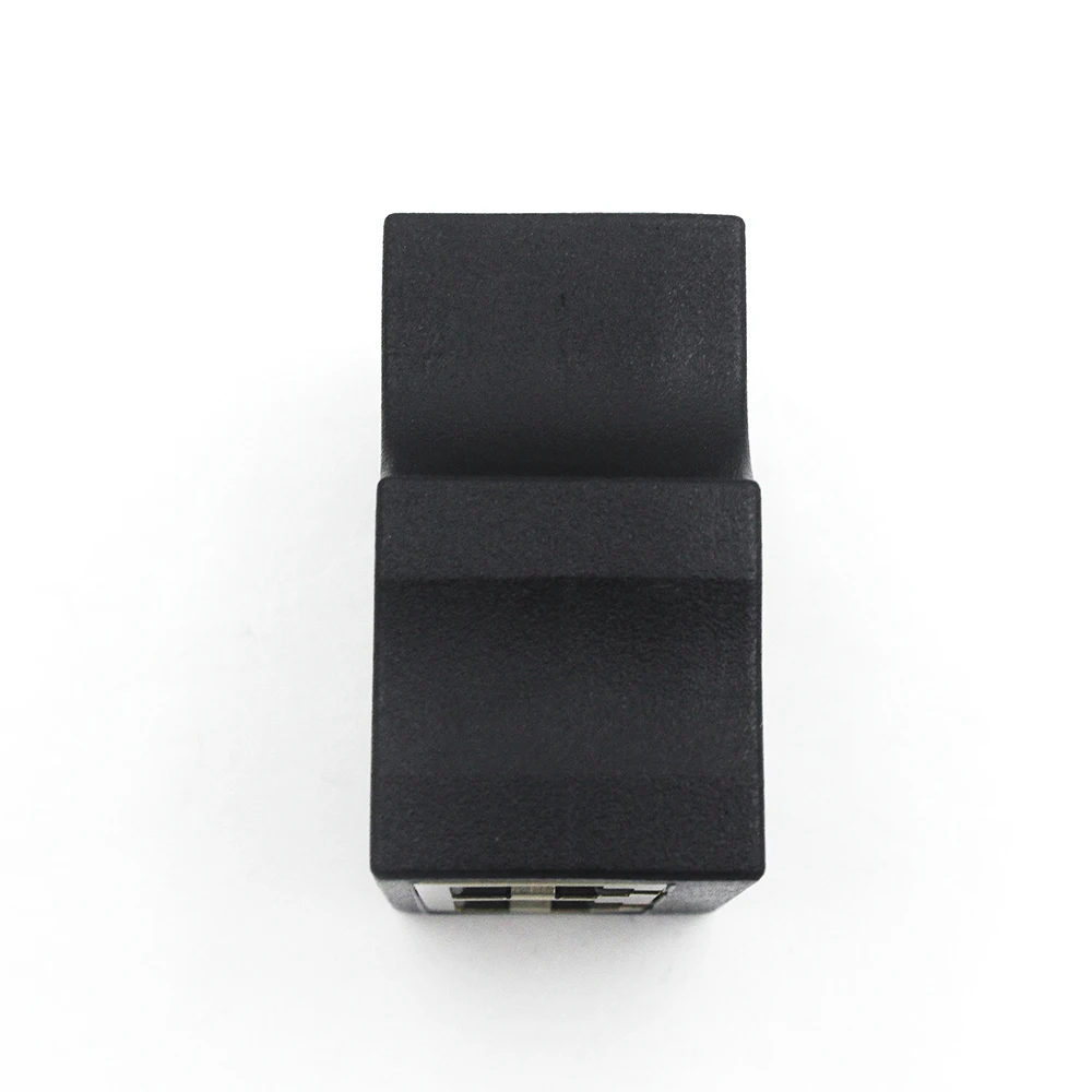 Wholesale 10pcs/lot RJ45 female to female 1 To 2 Ways RJ45 LAN Ethernet Network Cable Female Splitter Connector Adapter