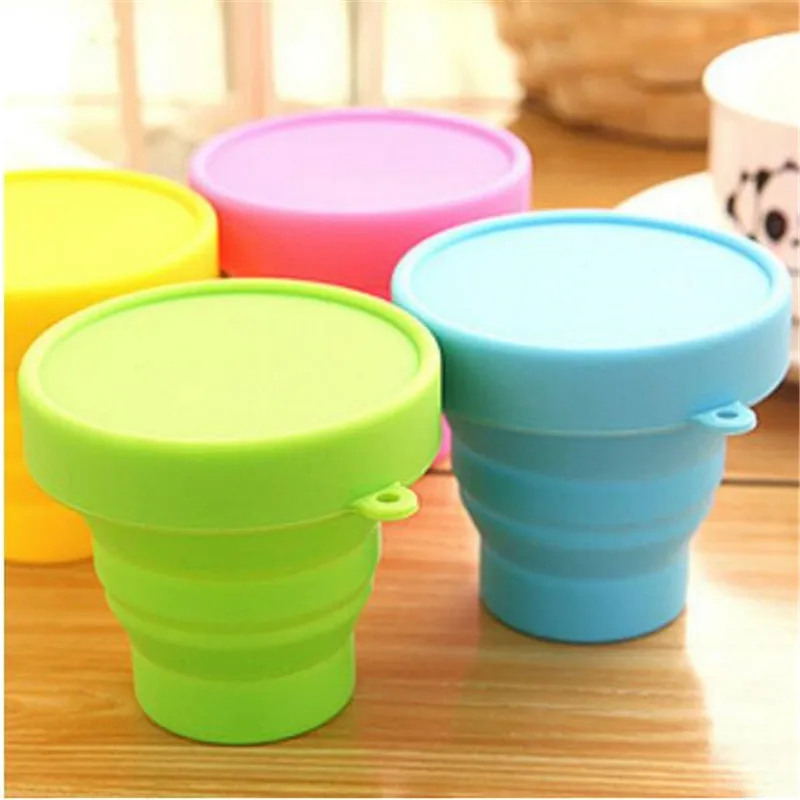 1 шт. Портативный Силиконовый Складной стакана воды складная стильная Воронка