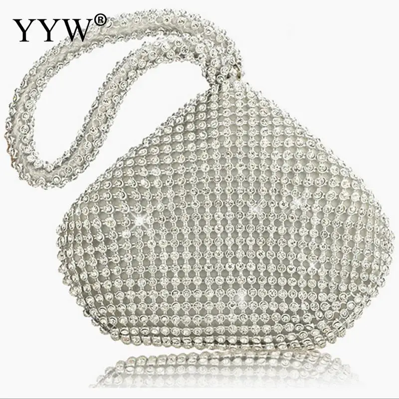 Женские сумки клатчи YYW Fly со стразами винтажная вечерняя сумочка и кольцом для
