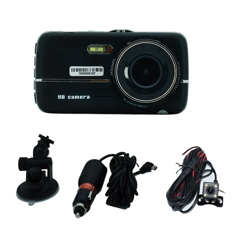 Sbhei 4 0 &quotips Автомобильный видеорегистратор Камера с двумя объективами Dash Cam FHD 1080P