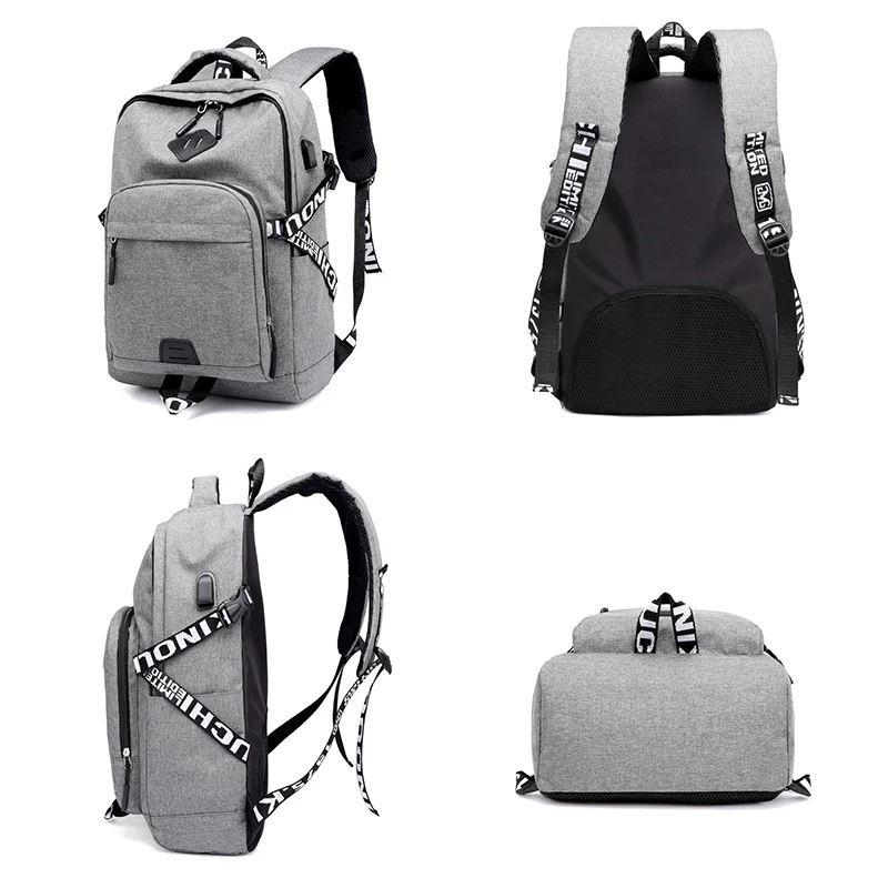 Men Laptop Backpack Anti Theftmale Notebook Computer Bag 15.6 School Bags for Boys Travel Usb Black Fashion B330 | Багаж и сумки