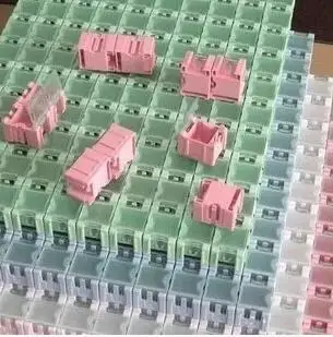 100 шт SMD SMT компонентные ящики для хранения контейнеров набор электронных чехлов