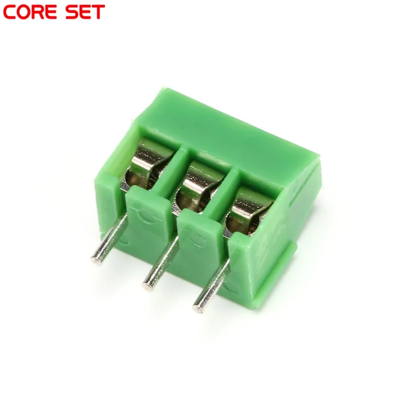 10 шт./лот KF350 3Pin 3 5 мм Шаг PCB винтовой клеммный блок соединители 300 В/10A |