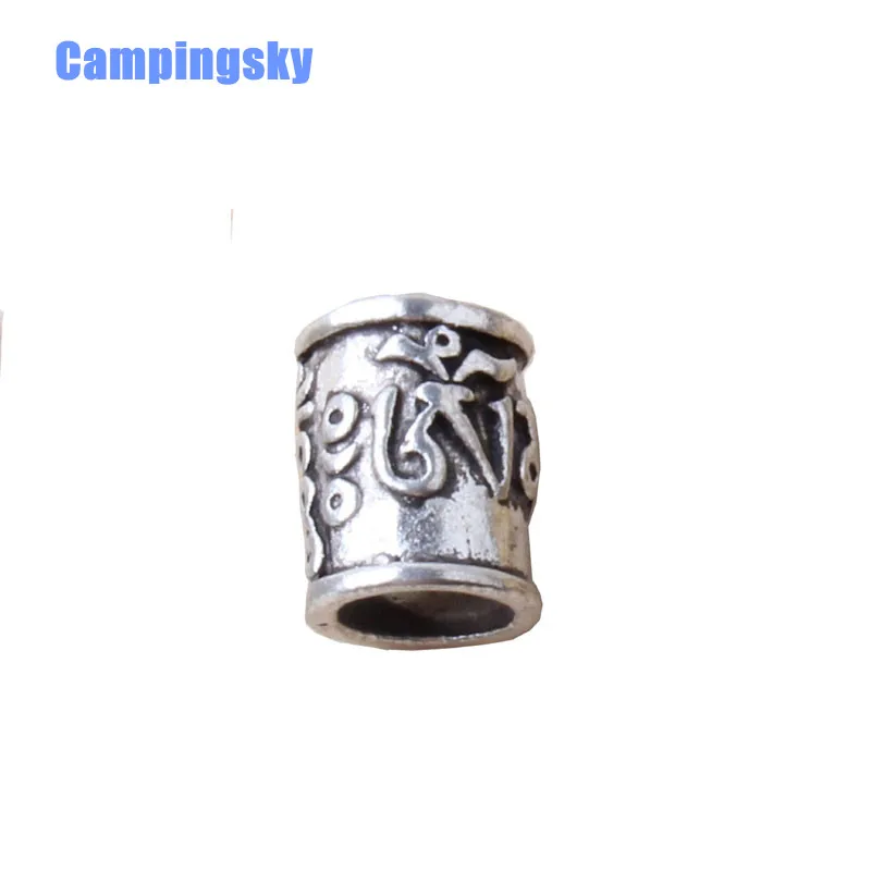Кампинскай санскрит шесть слов металлический череп бусины подвеска Аксессуары