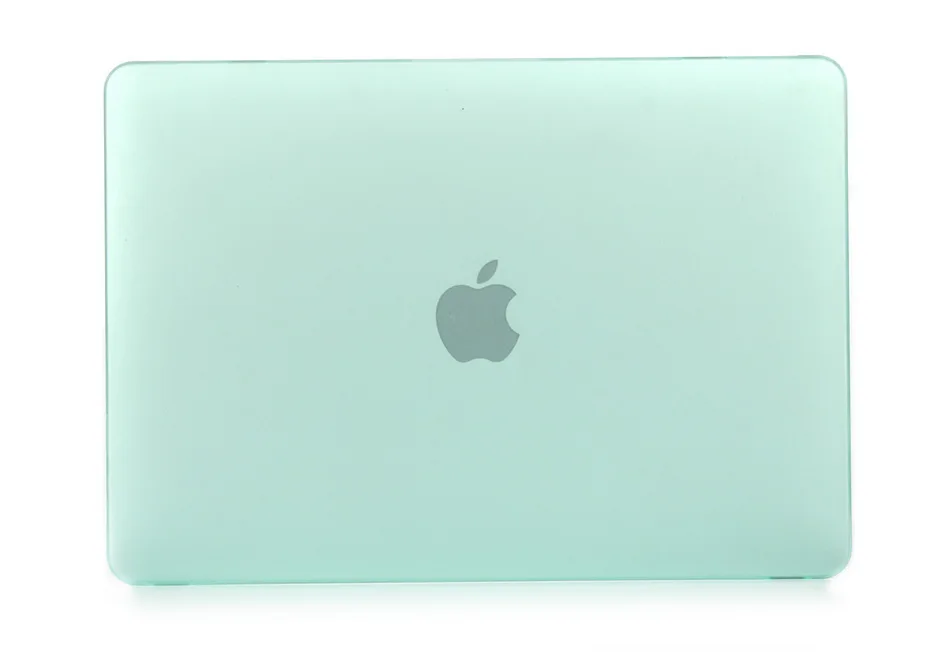 Green Чехол для ноутбука Apple, прорезиненный(матовый) жесткий чехол для Mac Book белый 1" MC 516 MC207 A1342 крышка клавиатуры - Цвет: Green
