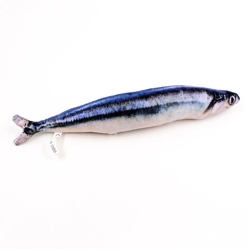 1 шт. искусственная плюшевая Рыба для питомца кошка щенок игрушки собак Спящая