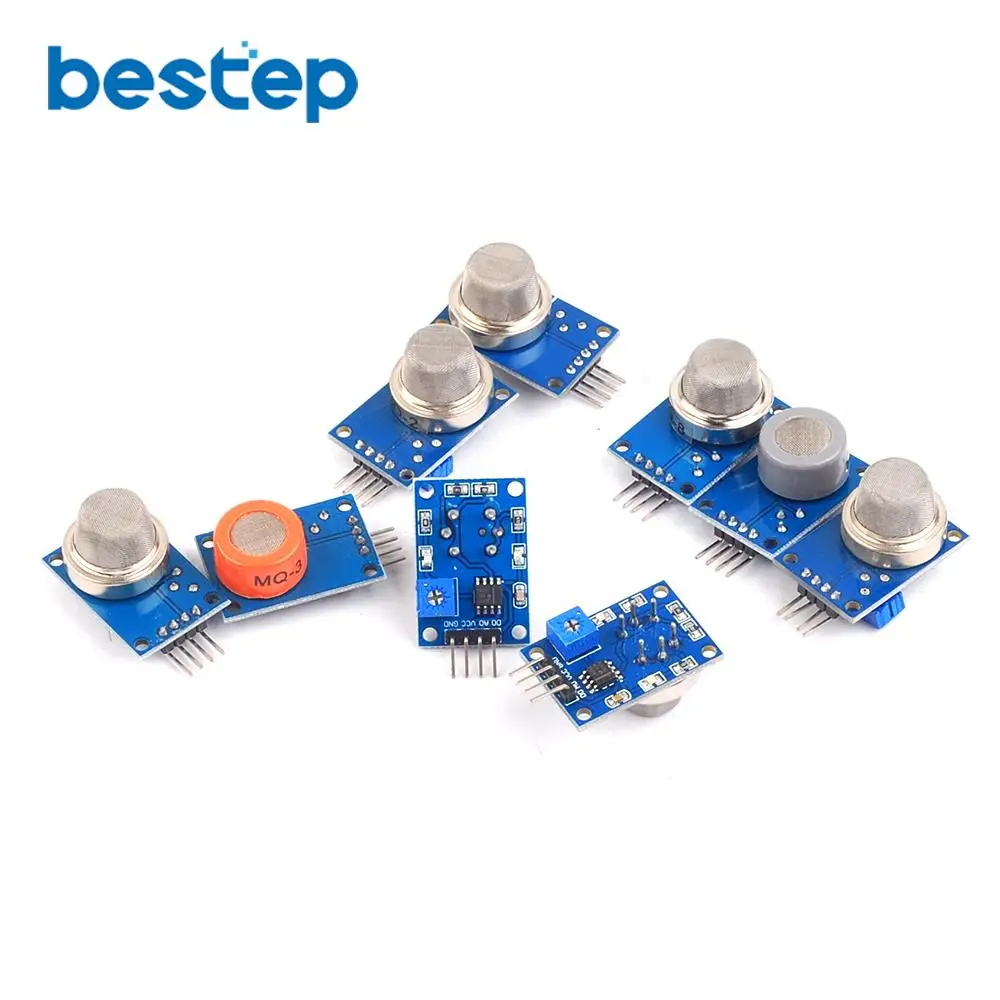 Модуль обнаружения газа Φ MQ 2 3 4 каждый из них 1 шт. всего 9 датчиков для arduino kit|gas