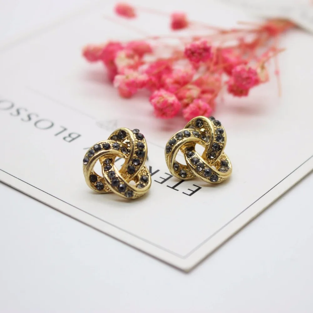 5 пар цветы серьги и хрустальный шар серьги-гвоздики ASOS сплав красивый