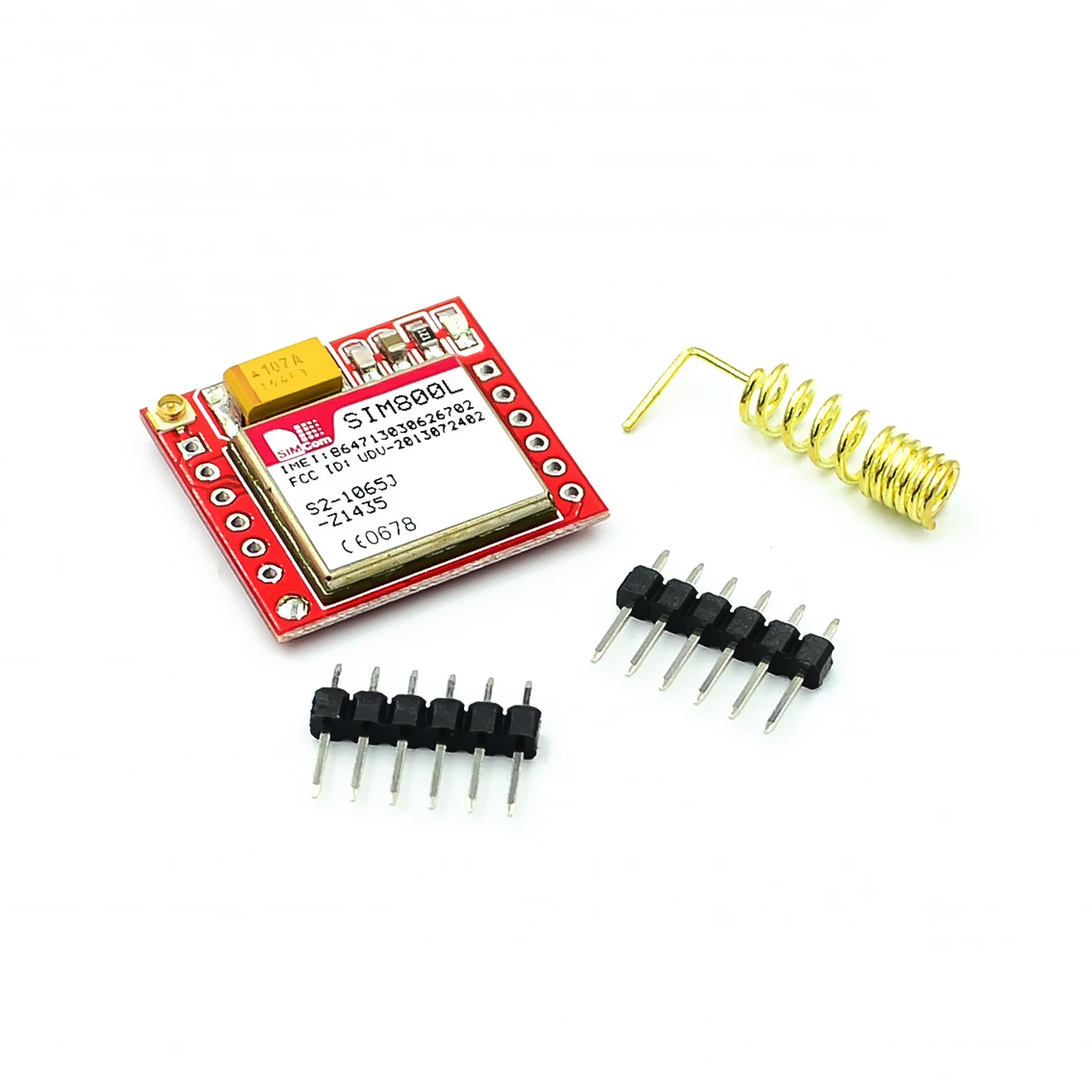 Самый маленький модуль SIM800L GPRS GSM карта MicroSIM Core BOard Quad band ttl последовательный