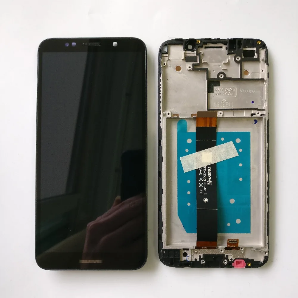 Протестированный 5,45 дюймов для huawei Y5 lite() DRA-LX5 Полный ЖК-дисплей+ кодирующий преобразователь сенсорного экрана в сборе с рамкой