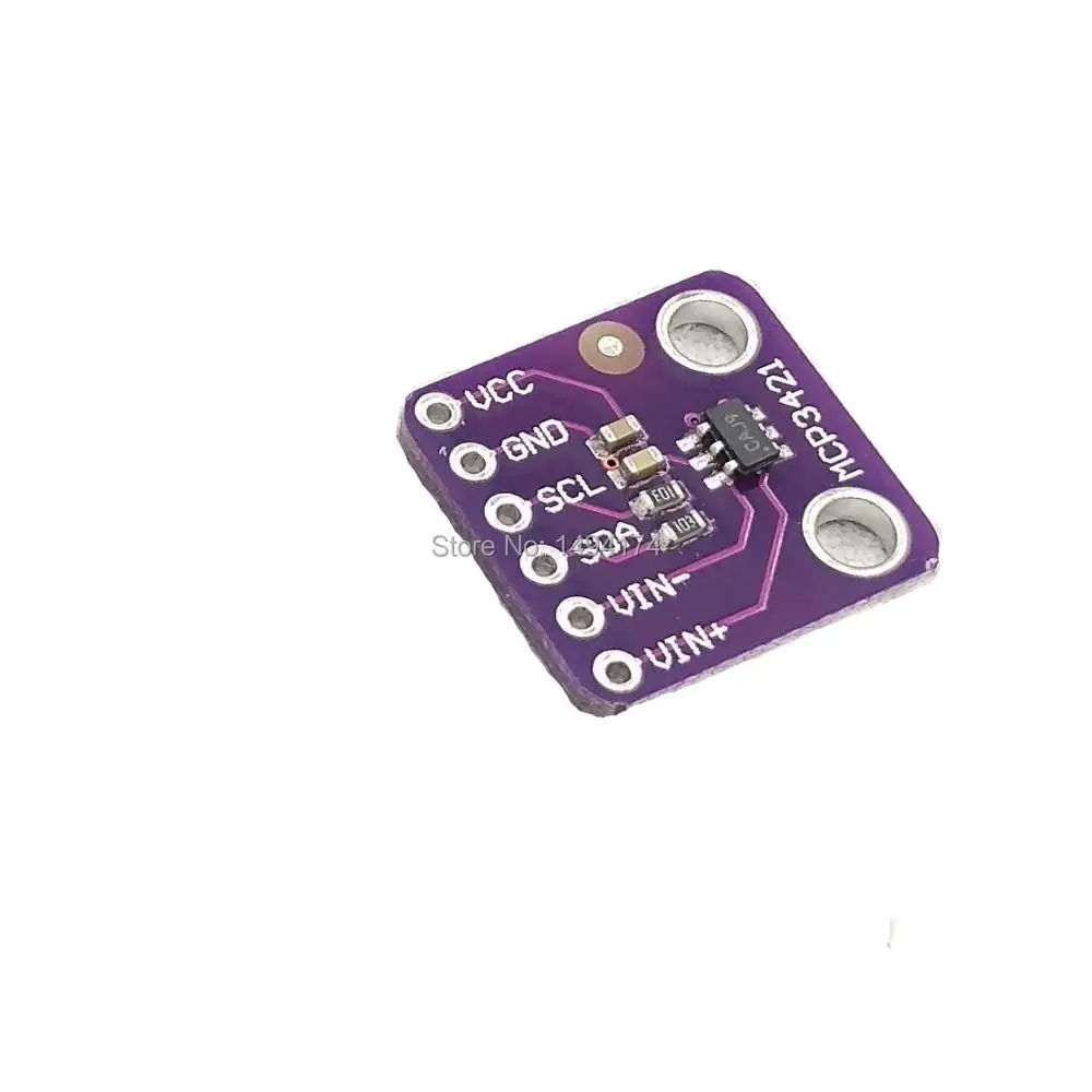 WQScosea Q8S-220 оценочная плата MCP3421 SOT23-6 delta-sigma ADC макетная I2C интерфейс для серийного