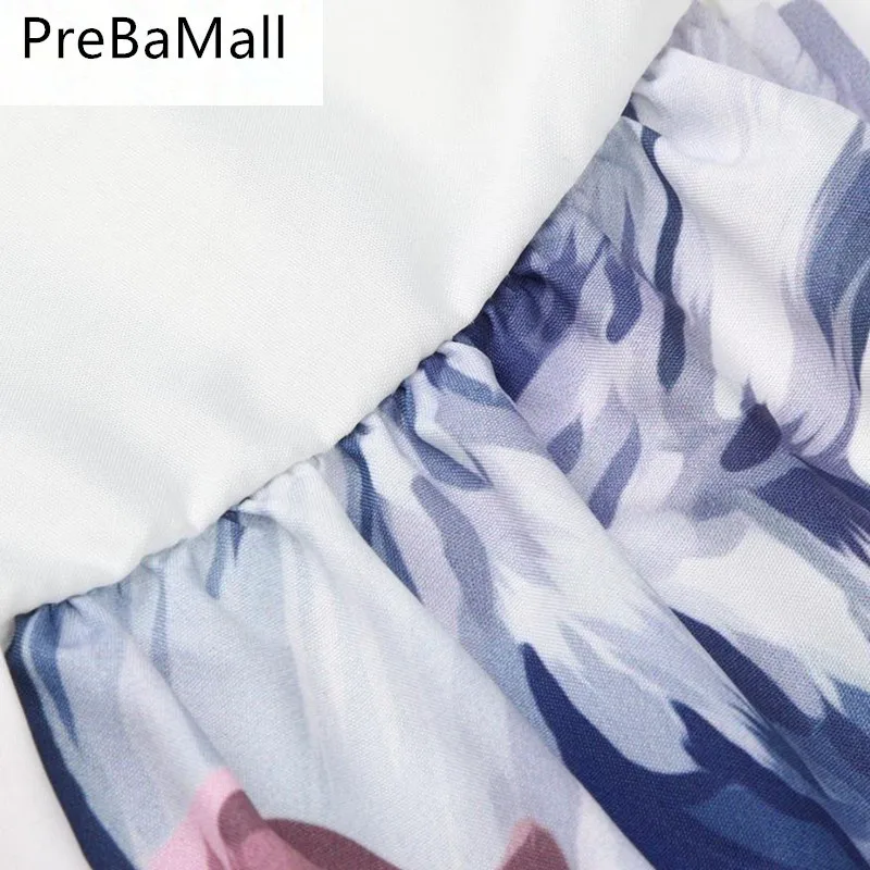 Prebamall элегантные платья для беременных Платья модное платье для мамы Повседневное цветочный платье одежда для мамы реальный Для женщин беременных Костюмы B0599