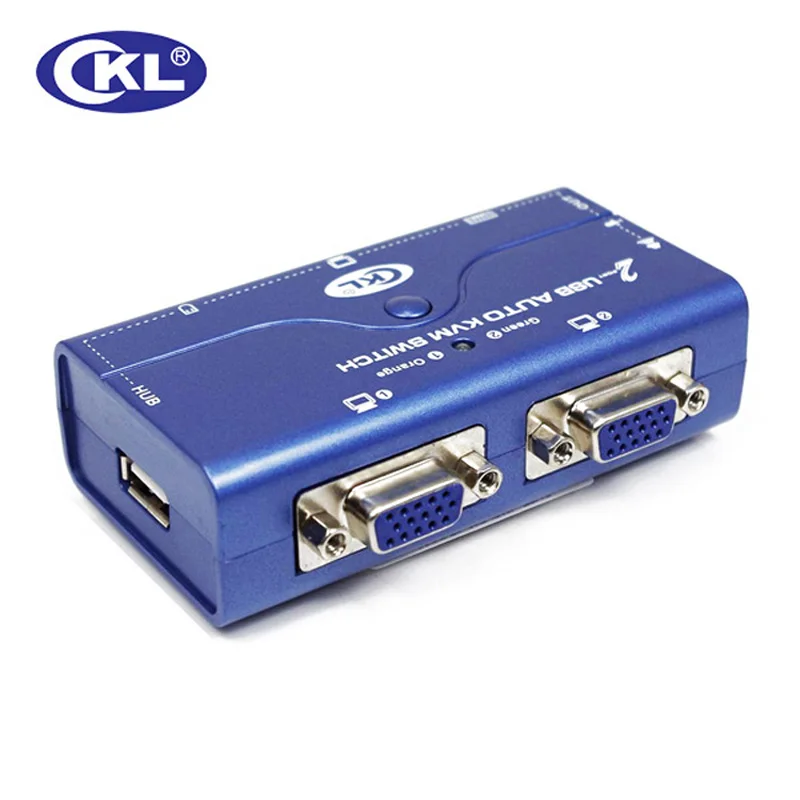 CKL 2 порта VGA KVM переключатель USB 0 с аудио функцией компьютера 1 монитор Sup порт s
