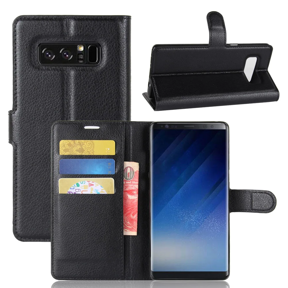 Кожаный бумажник чехол для samsung Galaxy S3 S4 S5 мини Активный Спорт S6 S7 S8 Edge Plus Note 3 Neo 4 5 8