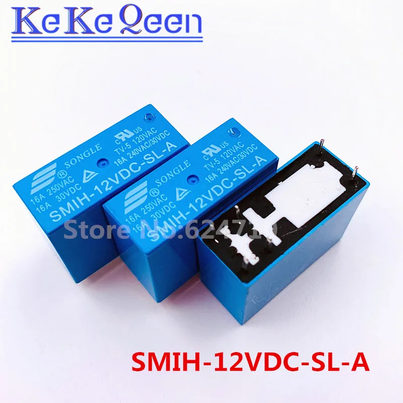 SMIH-05VDC-SL-A SMIH-12VDC-SL-A SMIH-24VDC-SL-A 05 12 24 V реле 16A 250V 6pin группа нормально разомкнутый и