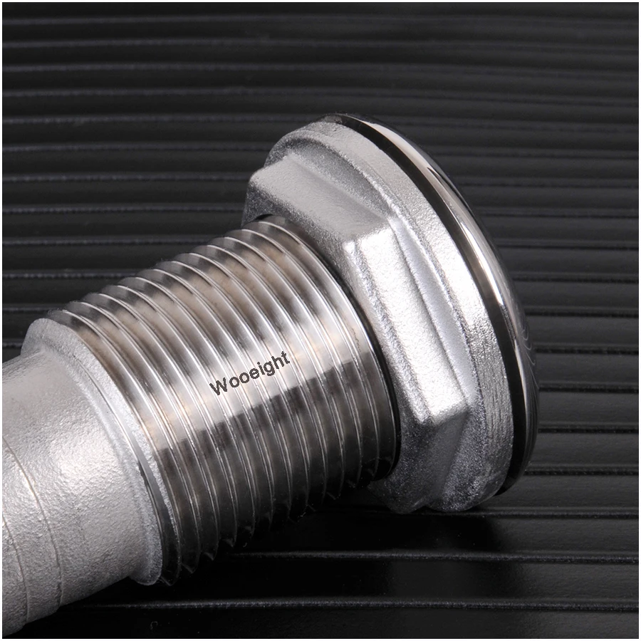 

Wooeight 1/2'' Hose Barb 316 Stainless Steel Thru Hull Connector Water Drain Marine Boat Yacth Hardware Fitting Accessories
